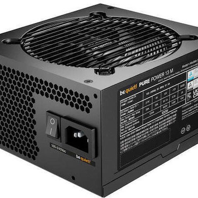 Be Quiet Pure Power 13 M 650W Μαύρο Τροφοδοτικό Υπολογιστή Full Modular 80 Plus Gold