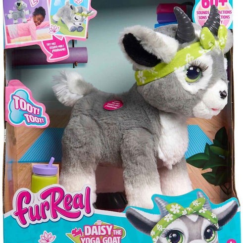 Hodder & Stoughton Λούτρινο Furreal Yoga Goat 29 εκ.