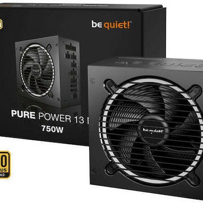 Be Quiet Pure Power 13 M 750W Μαύρο Τροφοδοτικό Υπολογιστή Full Modular 80 Plus Gold