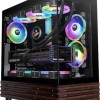 Thermaltake View 270 Plus WS ARGB Gaming Midi Tower Κουτί Υπολογιστή με Πλαϊνό Παράθυρο Μαύρο
