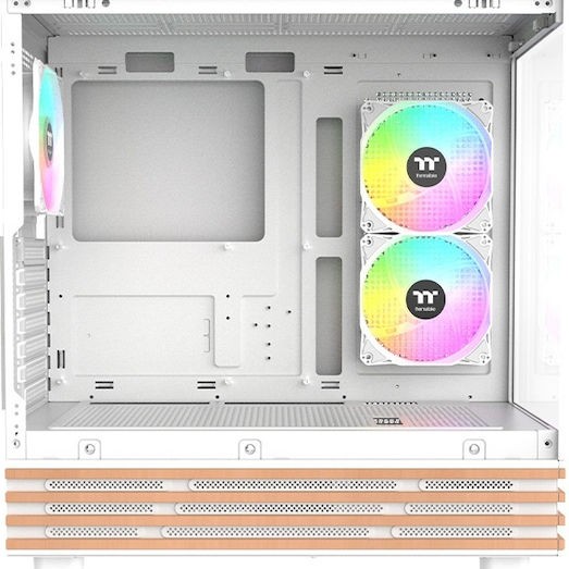 Thermaltake View 270 Plus WS ARGB Gaming Midi Tower Κουτί Υπολογιστή με Πλαϊνό Παράθυρο Snow