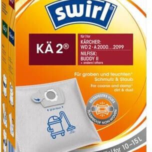 Swirl KAE 2 Σακούλες Σκούπας 3τμχ Συμβατή με Σκούπα Einhell