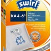 Swirl KAE 4-6 Σακούλες Σκούπας 3τμχ Συμβατή με Σκούπα Einhell