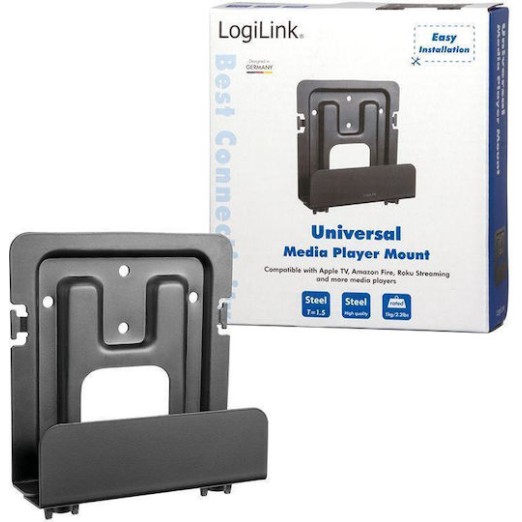 LogiLink Επιτοίχια Βάση Περιφερειακών Γκρι (BP0049)