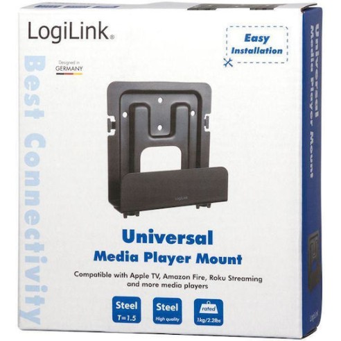 LogiLink Επιτοίχια Βάση Περιφερειακών Γκρι (BP0049)