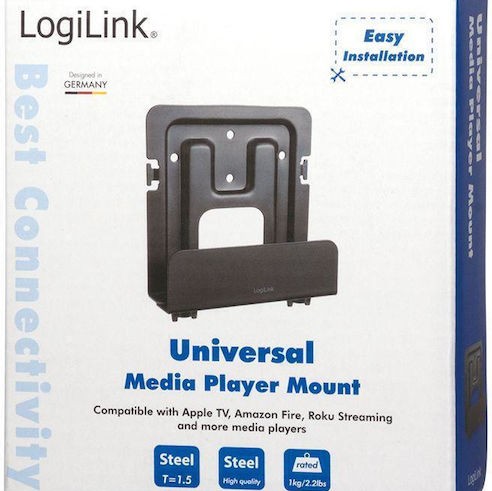 LogiLink Επιτοίχια Βάση Περιφερειακών Γκρι (BP0049)