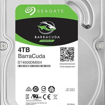 Seagate Barracuda 4TB HDD Σκληρός Δίσκος 3.5