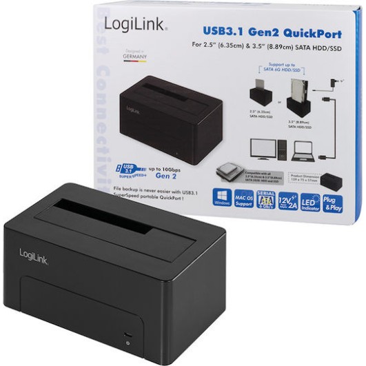 LogiLink QP0027 Docking Station Σκληρών Δίσκων SATA 2.5