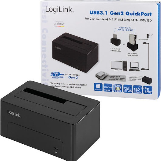 LogiLink QP0027 Docking Station Σκληρών Δίσκων SATA 2.5