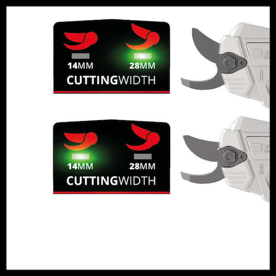 Einhell GP-LS 18/28 Li Ψαλίδι Κλαδέματος Μπαταρίας 18V Solo με Μέγιστη Διάμετρο Κοπής 28mm