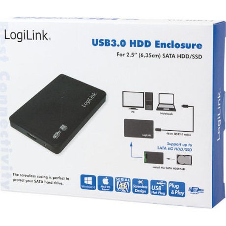 LogiLink Θήκη για Σκληρό Δίσκο 2.5