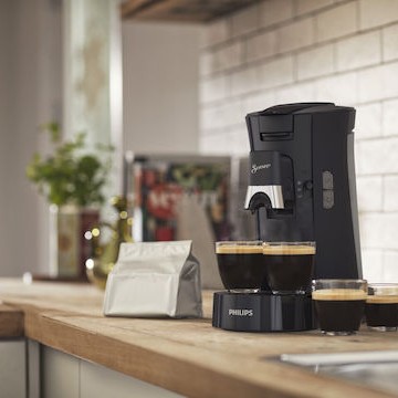 Philips Senseo Select Καφετιέρα για Κάψουλες Senseo Πίεσης 1bar Μαύρη