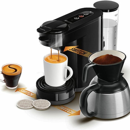 Philips Senseo Καφετιέρα για Κάψουλες Senseo Μαύρη