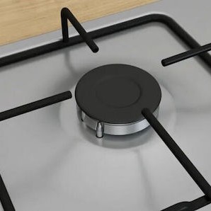 Bosch Serie 2 Εστία Φυσικού Αερίου Αυτόνομη 58x51.8εκ. Ασημί