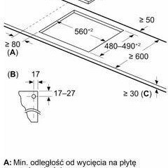 Bosch Serie 2 Εστία Φυσικού Αερίου Αυτόνομη 58x51.8εκ. Ασημί
