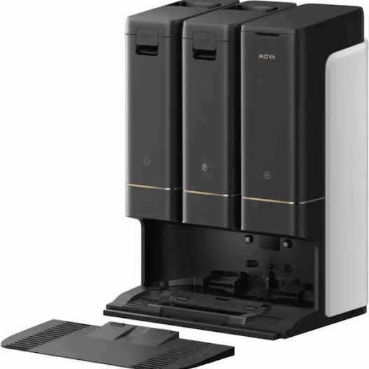 Mova Z50 Ultra Σκούπα Ρομπότ για Σκούπισμα & Σφουγγάρισμα με Wi-Fi Μαύρη