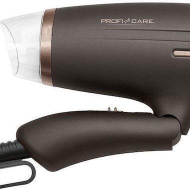ProfiCare PC-HT3009 Brown Πιστολάκι Μαλλιών Ταξιδίου 1400W