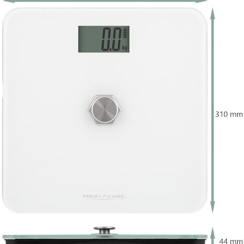 ProfiCare Ψηφιακή Ζυγαριά σε Λευκό χρώμα