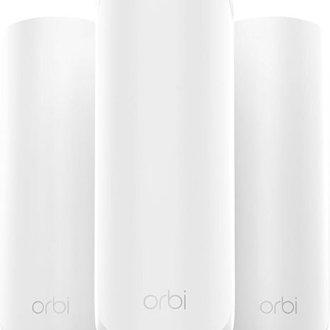 NetGear Orbi 373 WiFi Mesh Network Access Point Wi‑Fi 7 Dual Band (2.4 & 5GHz) σε Τριπλό Kit