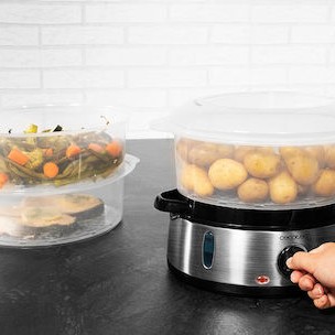 Cecotec Vapovita 3000 Inox Ατμομάγειρας με 3 Επίπεδα Μαγειρέματος 9lt