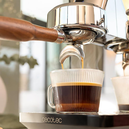 Cecotec Baristeo Intima Μηχανή Espresso 1850W Πίεσης 15bar Καφέ