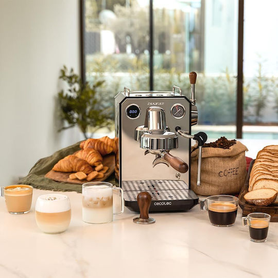 Cecotec Baristeo Intima Μηχανή Espresso 1850W Πίεσης 15bar Καφέ
