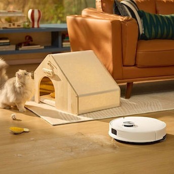 Roborock Q10 VF Σκούπα Ρομπότ για Σκούπισμα & Σφουγγάρισμα με Χαρτογράφηση και Wi-Fi Λευκή