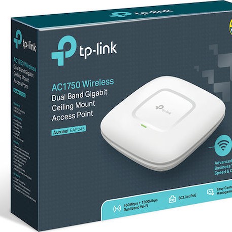 TP-LINK EAP245 v1 Access Point Wi‑Fi 5 Dual Band (2.4 & 5GHz)