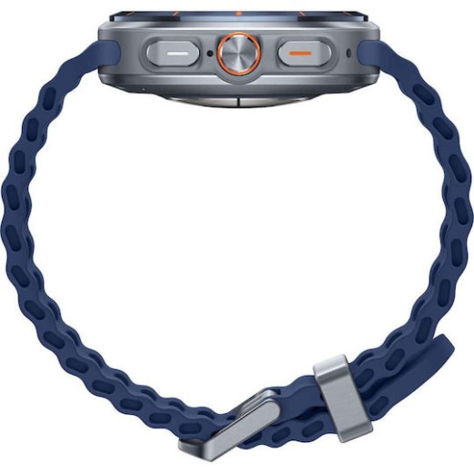 Samsung Galaxy Watch Ultra (2025) Titanium 47mm Αδιάβροχο με eSIM και Παλμογράφο (Μπλε)