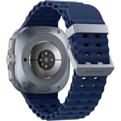 Samsung Galaxy Watch Ultra (2025) Titanium 47mm Αδιάβροχο με eSIM και Παλμογράφο (Μπλε)