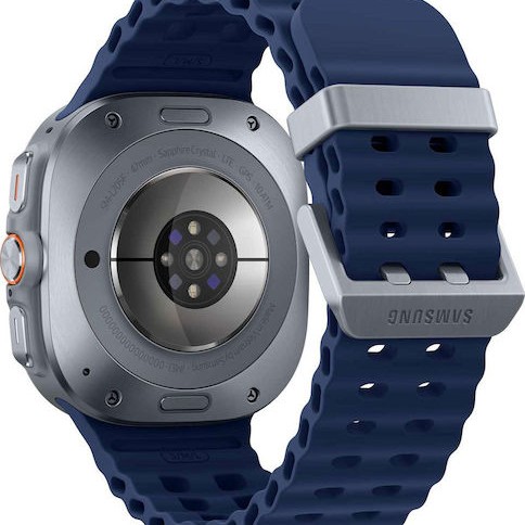 Samsung Galaxy Watch Ultra (2025) Titanium 47mm Αδιάβροχο με eSIM και Παλμογράφο (Μπλε)