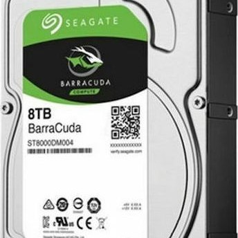 Seagate Barracuda 8TB HDD Σκληρός Δίσκος 3.5