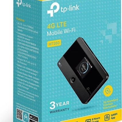 TP-LINK M7350 v8 Ασύρματο 4G Φορητό Hotspot Wi‑Fi 4
