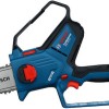 Bosch Κλαδευτικό Αλυσοπρίονο Μπαταρίας Solo Brushless 18V 1.75kg με Λάμα 15cm