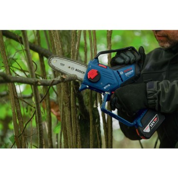 Bosch Κλαδευτικό Αλυσοπρίονο Μπαταρίας Solo Brushless 18V 1.75kg με Λάμα 15cm