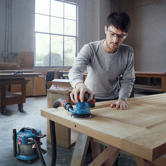 Bosch Grinder GEX 185LI Έκκεντρο Τριβείο 18V Solo με Ρύθμιση Ταχύτητας