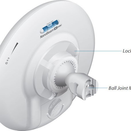 Ubiquiti NanoBeam AC Gen2 Εξωτερική Κεραία WiFi Παραβολική 19dBi με σύνδεση Ethernet