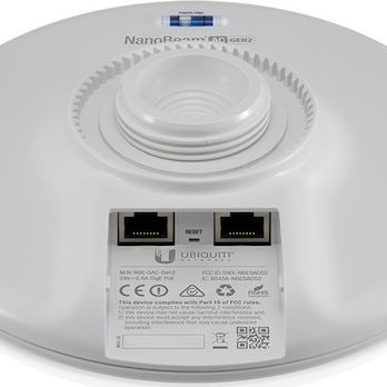 Ubiquiti NanoBeam AC Gen2 Εξωτερική Κεραία WiFi Παραβολική 19dBi με σύνδεση Ethernet