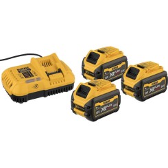 Dewalt Σετ 3 Μπαταριών Εργαλείου Λιθίου 18V Χωρητικότητας 9Ah με Φορτιστή