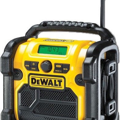Dewalt DCR020 Επιτραπέζιο Ραδιόφωνο Μπαταρίας DAB+ Κίτρινο