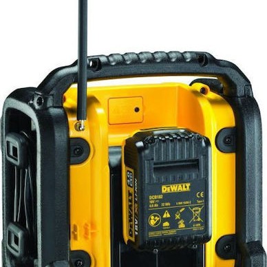 Dewalt DCR020 Επιτραπέζιο Ραδιόφωνο Μπαταρίας DAB+ Κίτρινο