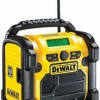 Dewalt DCR020 Επιτραπέζιο Ραδιόφωνο Μπαταρίας DAB+ Κίτρινο