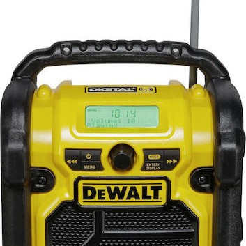 Dewalt DCR020 Επιτραπέζιο Ραδιόφωνο Μπαταρίας DAB+ Κίτρινο