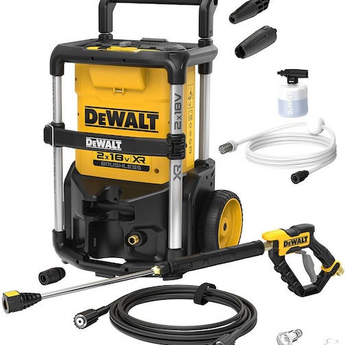 Dewalt Πλυστικό Μπαταρίας 18V Solo με Πίεση 110bar και Μεταλλική Αντλία