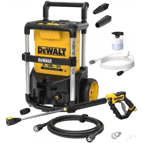 Dewalt Πλυστικό Μπαταρίας 18V Solo με Πίεση 110bar και Μεταλλική Αντλία