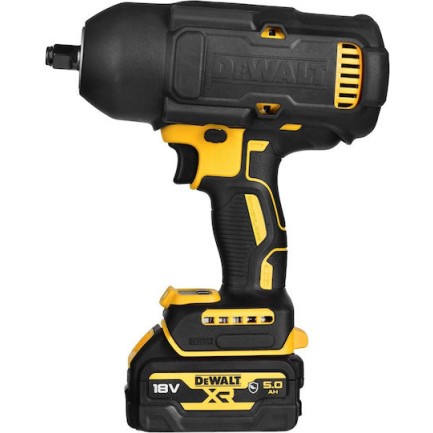Dewalt Μπουλονόκλειδο Μπαταρίας 18V 2x5Ah με Υποδοχή 1/2
