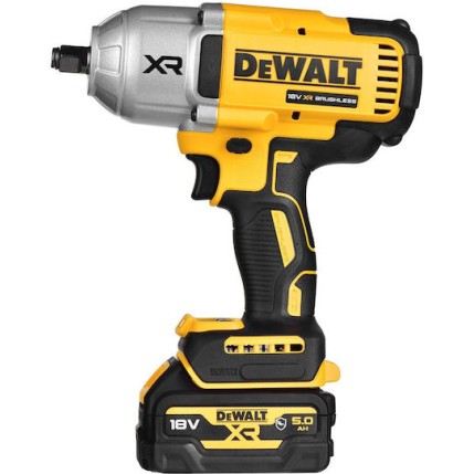 Dewalt Μπουλονόκλειδο Μπαταρίας 18V 2x5Ah με Υποδοχή 1/2