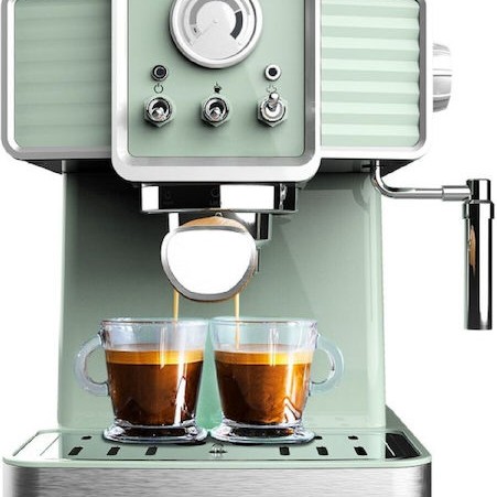 Cecotec Express Power Espresso 20 Traditional Μηχανή Espresso 1350W Πίεσης 20bar Light Green