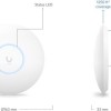 Ubiquiti U6+ Access Point Wi‑Fi 6 Dual Band (2.4 & 5GHz)