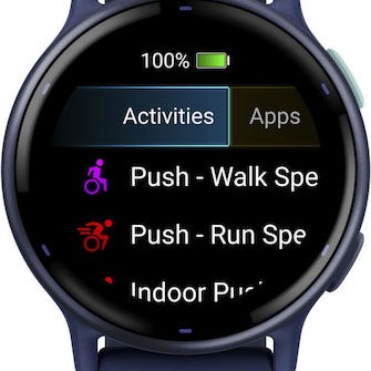 Garmin Vivoactive 5 Aluminium 42mm Αδιάβροχο Smartwatch με Παλμογράφο (Royal Blue)